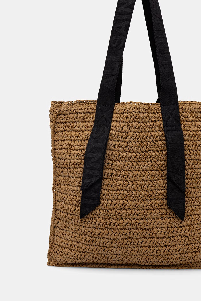Accesorii AllSaints geantă shopper femei LULLAH N/S TOTE W081XA bej