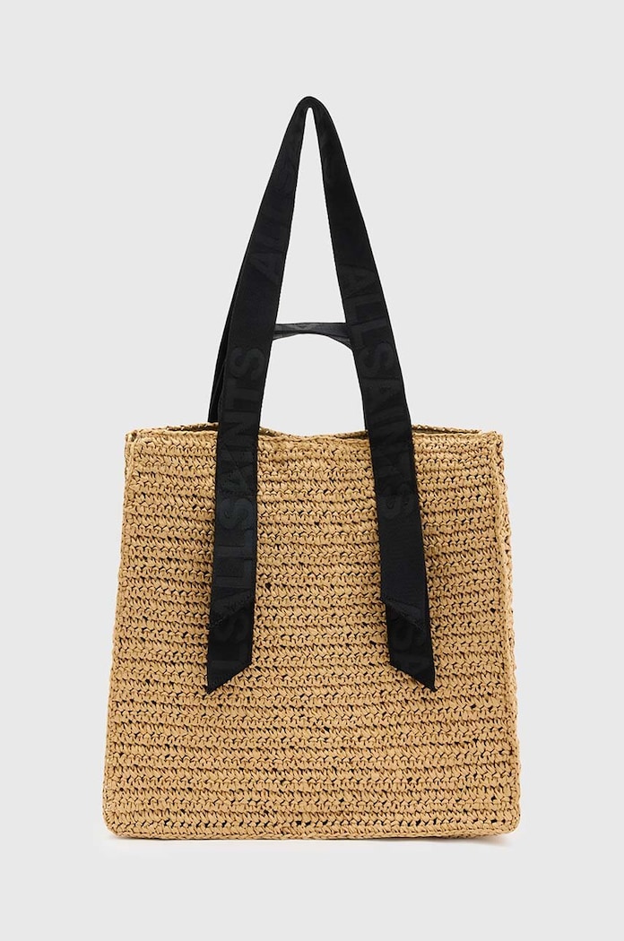 AllSaints borsa shopper da donna LULLAH N/S TOTE W081XA beige SS26