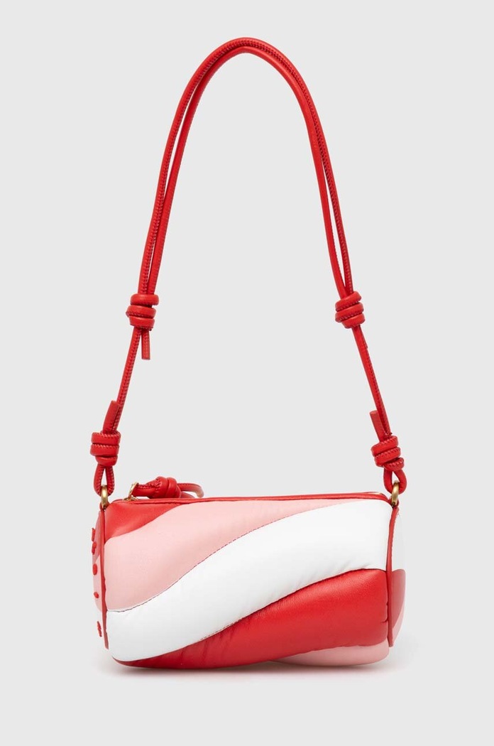 Fiorucci leather handbag Tricolor Leather Mini Mella Bag U01FPABA002LE04MU01 red SS24