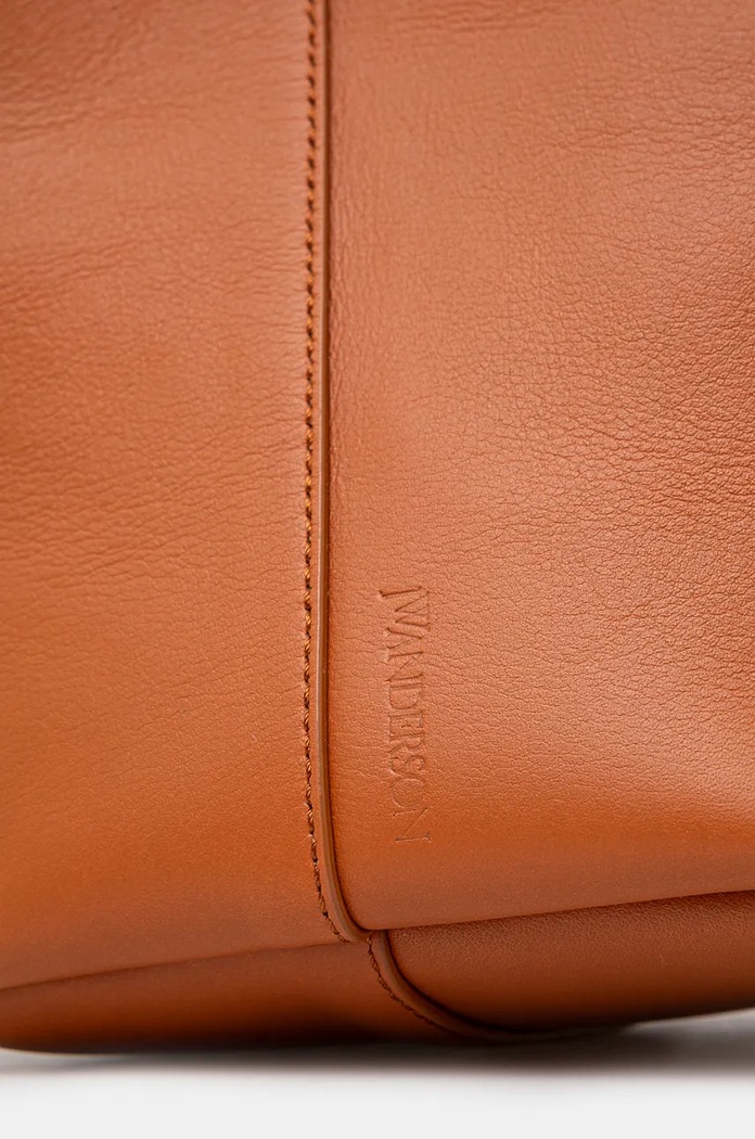 JW Anderson leather handbag The Jwa Corner Small Bucket orange HB0614.LA0307.142