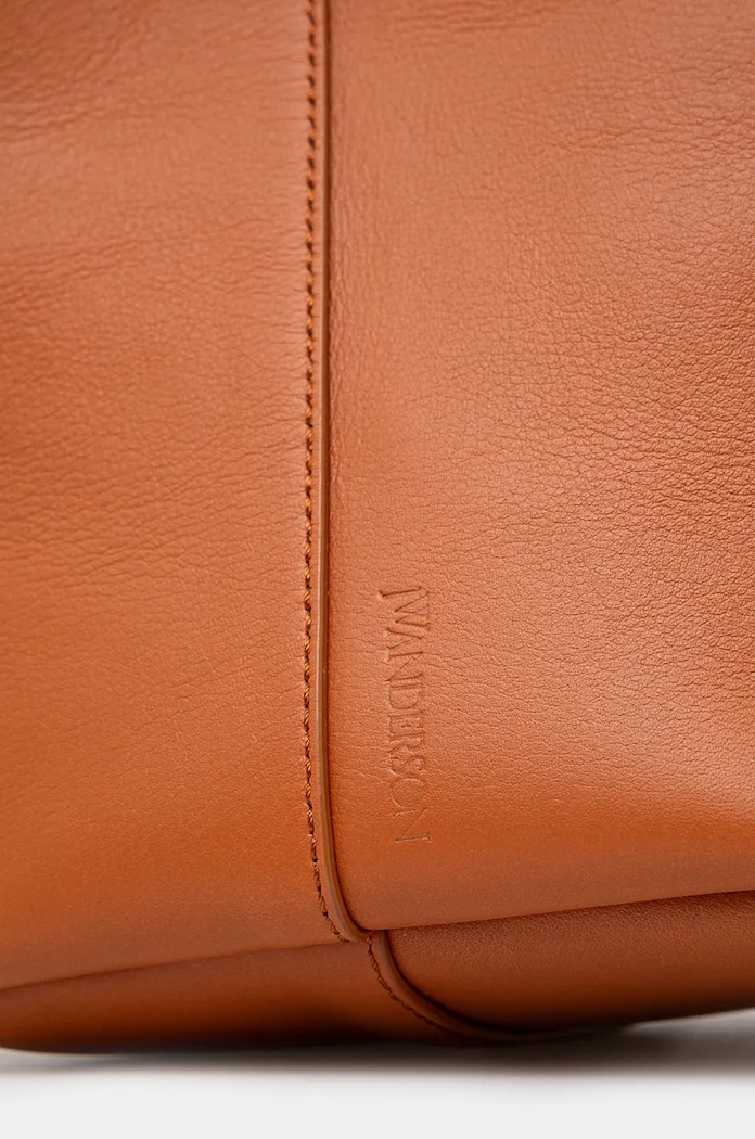 JW Anderson leather handbag The Jwa Corner Small Bucket orange HB0614.LA0307.142