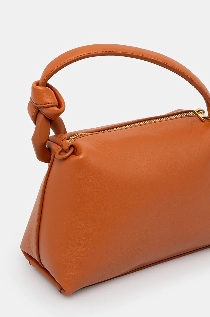 Аксессуары Кожаная сумочка JW Anderson The Jwa Small Corner Bag HB0619.LA0307.142 коричневый