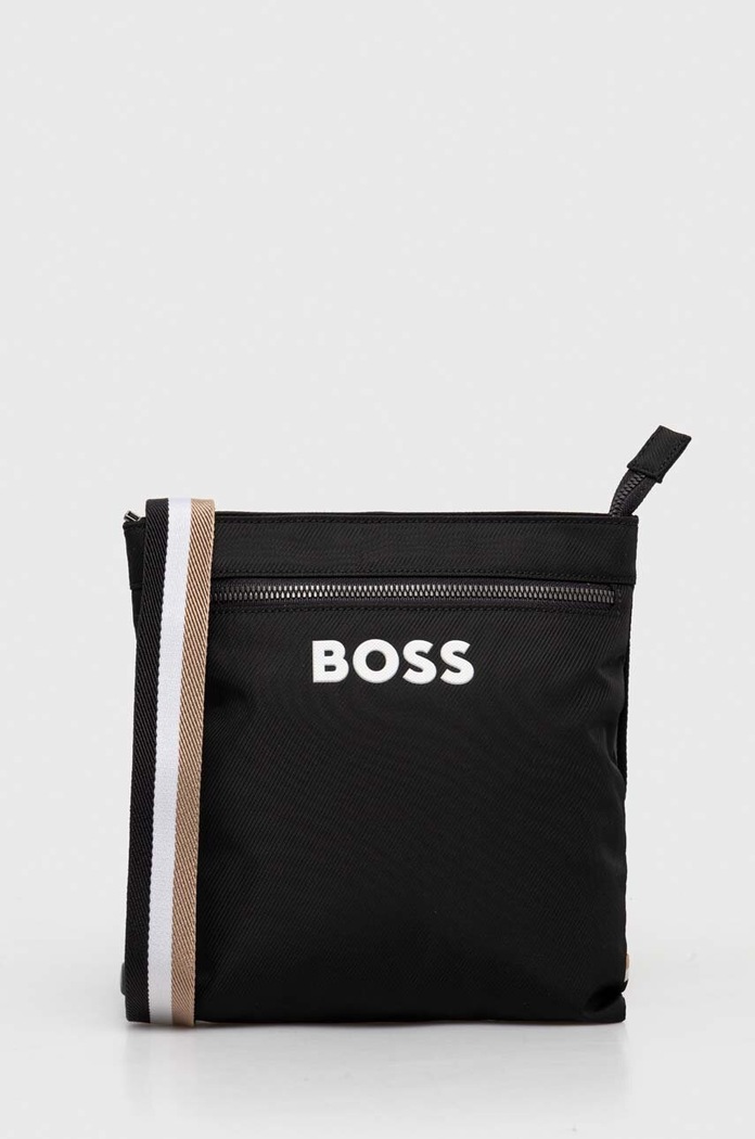 BOSS taštička pánská Catch_3.0_Envelope L nášivka černá 50511930