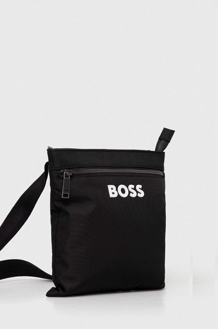 BOSS taštička pánská Catch_3.0_Envelope L 50511930 černá SS26