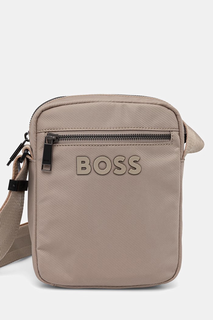 BOSS φάκελος ανδρικός Catch_3.0_NS_Zip μπεζ 50511961