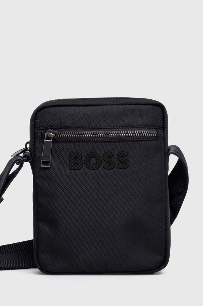 BOSS saszetka męska Catch_3.0_NS_Zip tekstylny czarny 50511961