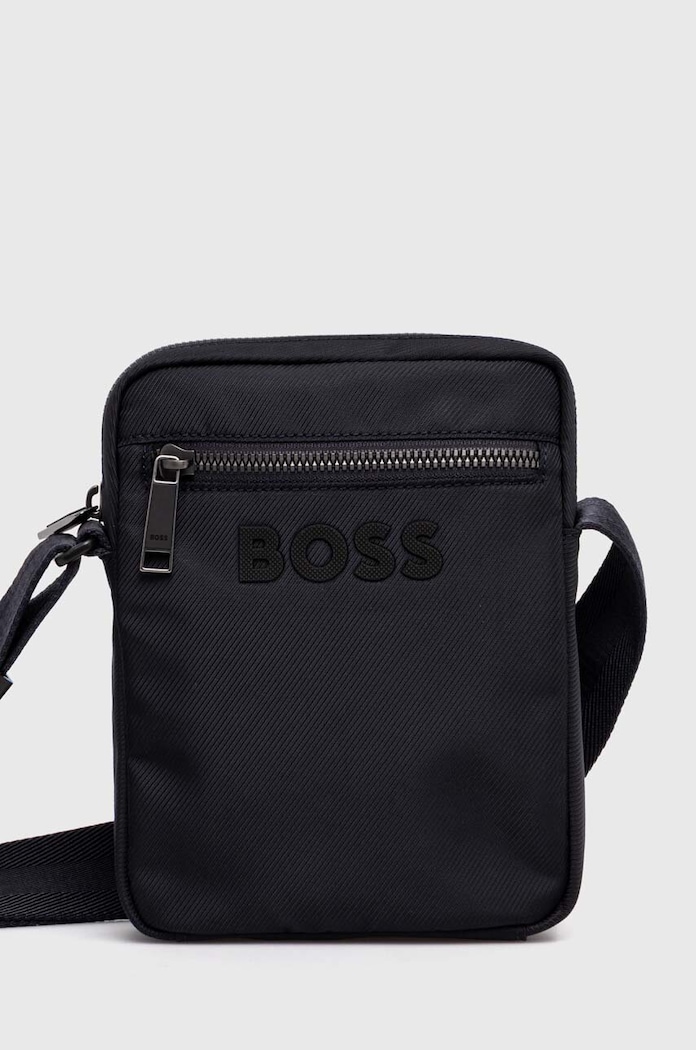 BOSS saszetka męska Catch_3.0_NS_Zip tekstylny czarny 50511961