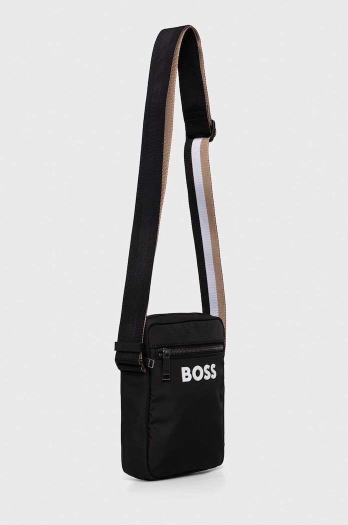 BOSS geantă mică pentru bărbați Catch_3.0_NS_Zip 50511961 negru AA00