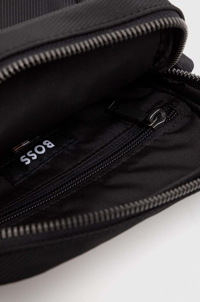 BOSS geantă mică pentru bărbați Catch_3.0_NS_Zip negru 50511961