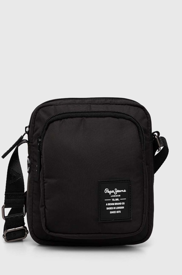 Malá taška Pepe Jeans KYLE CORE nášivka čierna PM030823