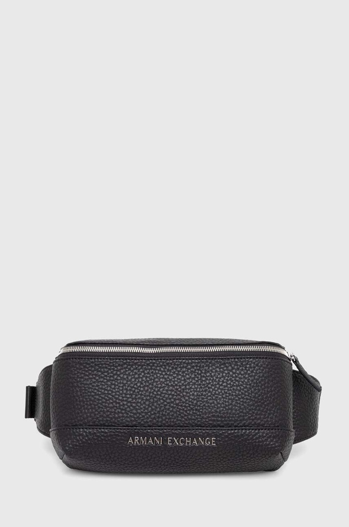 Torbica za okoli pasu Armani Exchange Ne ustreza A4 črna 952612.CC828