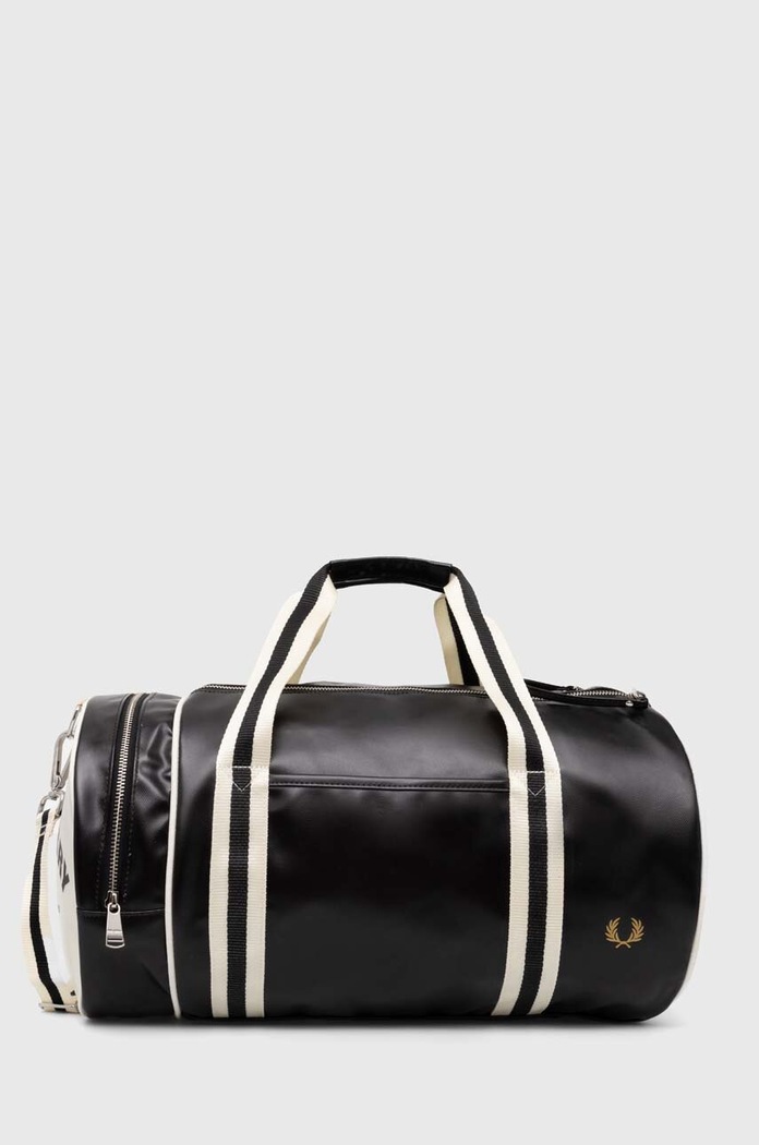 Сумка Fred Perry Classic Barrel Bag печать чёрный L7255.D57
