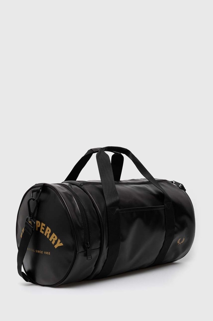 Fred Perry Taška Fred Perry Tonal Classic Barrel Bag L7260.774 čierna AA00