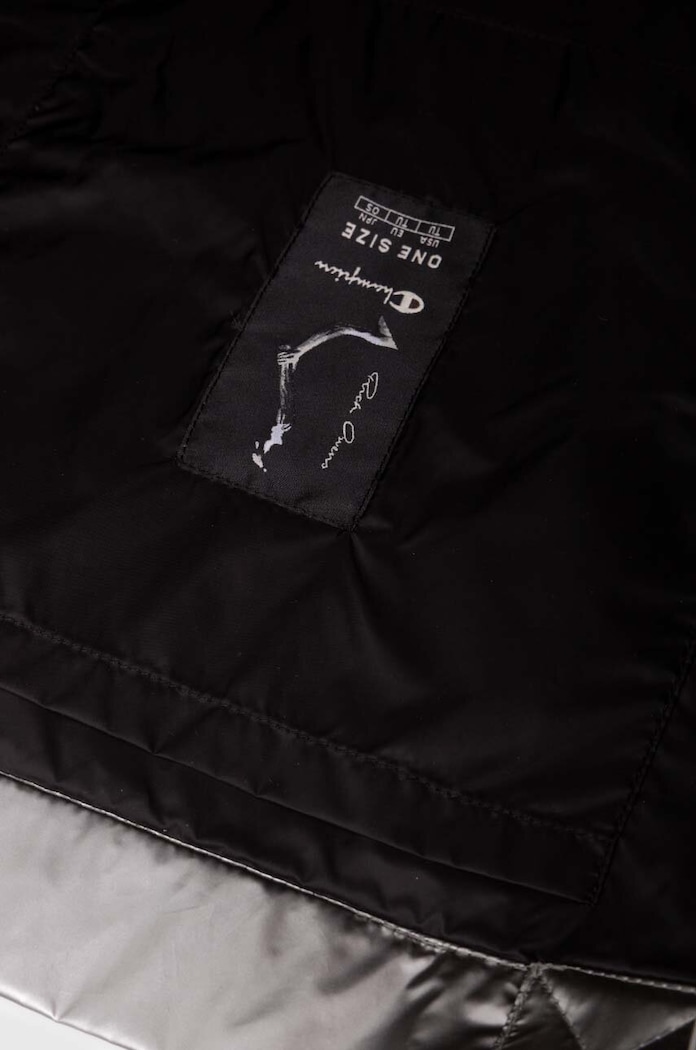 Rick Owens bag x Champion Tote CM01D5790 silver