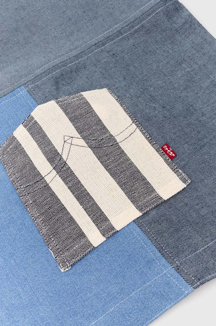 Kiegészítők Levi's pamut táska D7514.0003 kék