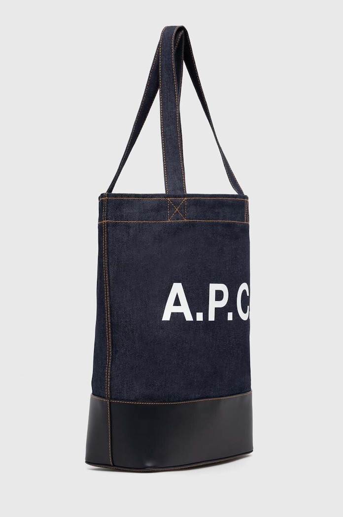 Torba A.P.C. tote axel CODDP.M61444.IAK mornarsko plava AW24