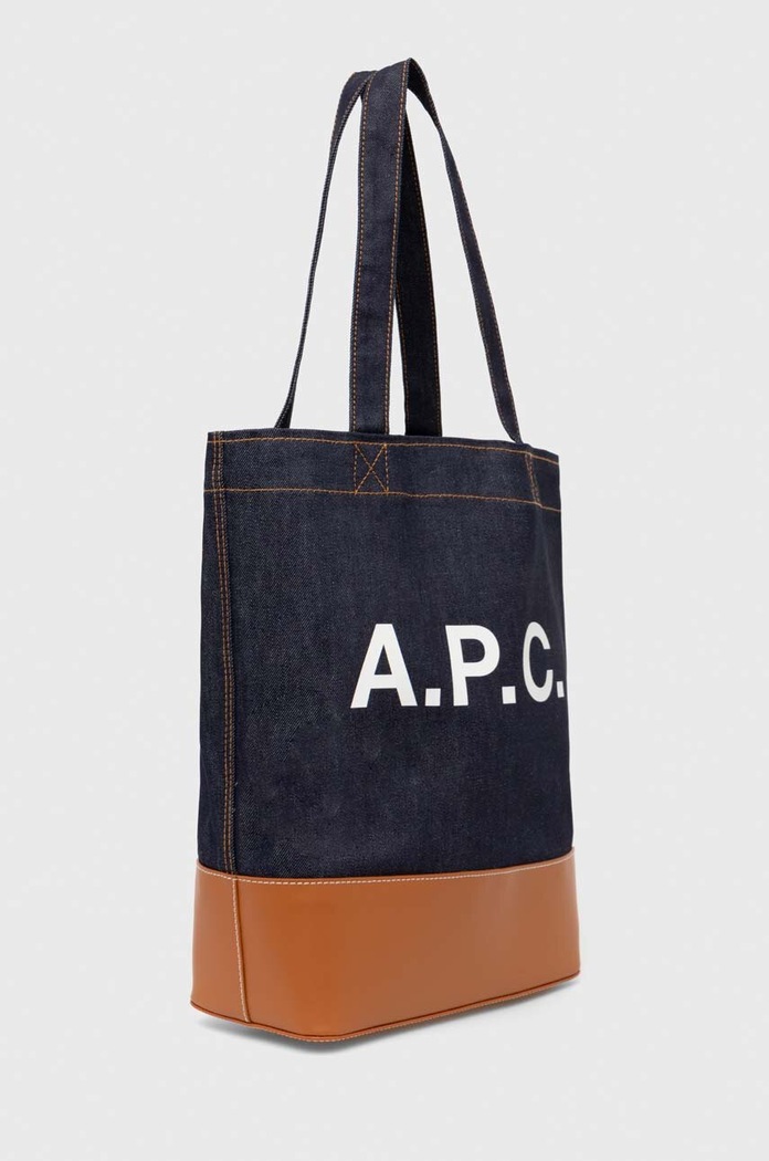 Τσάντα A.P.C. tote axel CODDP.M61444.IAK καφέ AW24