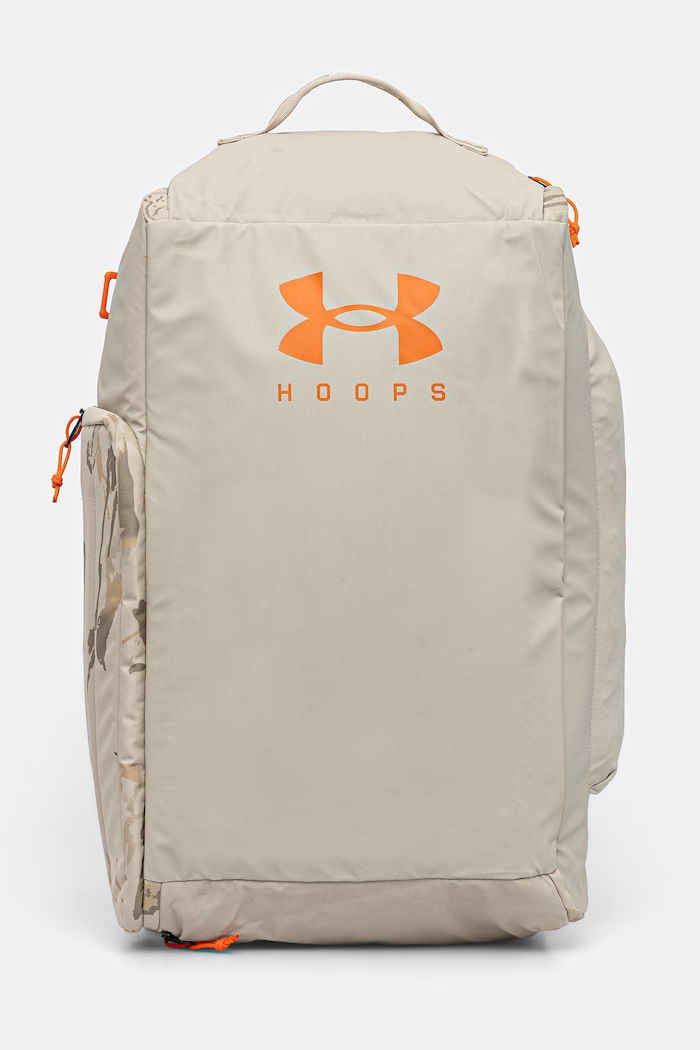 Under Armour geantă sport Contain Duo Medium incape in A4 bej 1381919