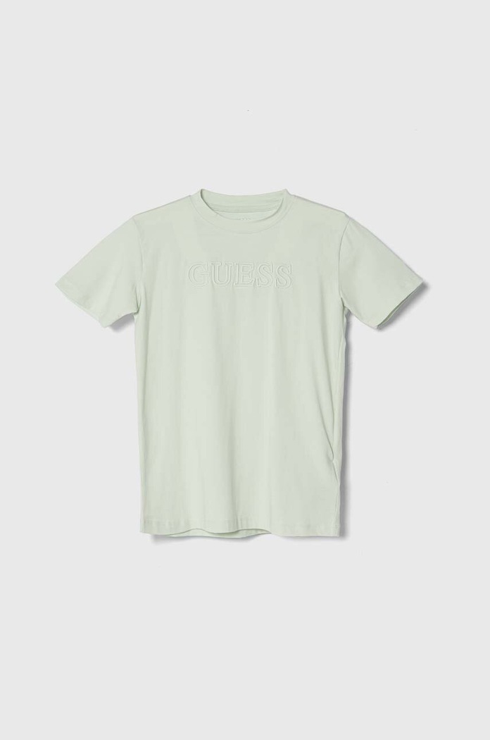 Guess t-shirt dziecięcy aplikacja zielony L2YI59.J1311.PPYH