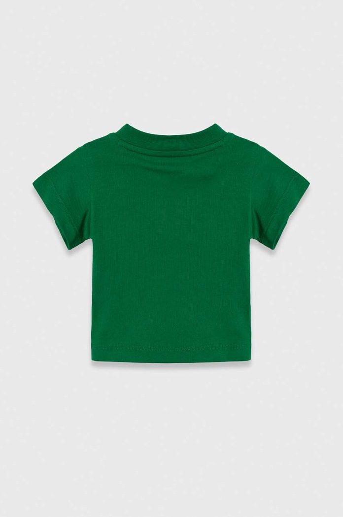 CHLAPEC Dětské bavlněné tričko adidas Originals TREFOIL TEE IR6802 zelená