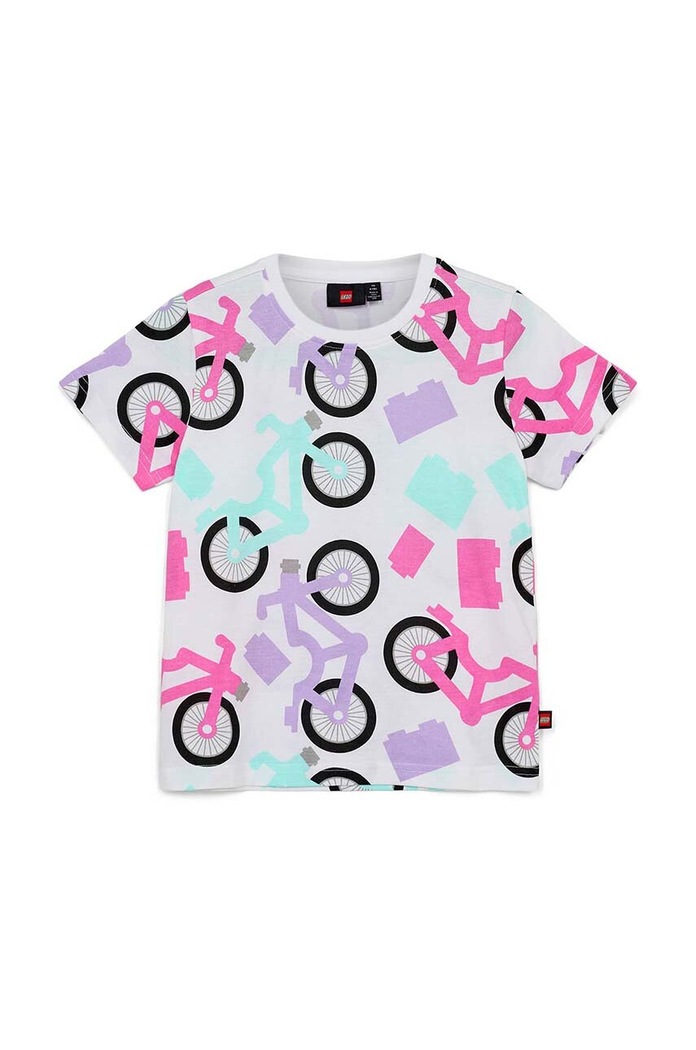 Lego t-shirt in cotone per bambini cotone rosa 12011176