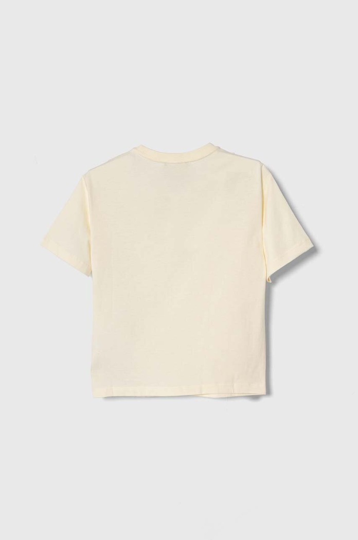Dětské bavlněné tričko Emporio Armani 3D4TJ4.4J5UZ béžová SS24