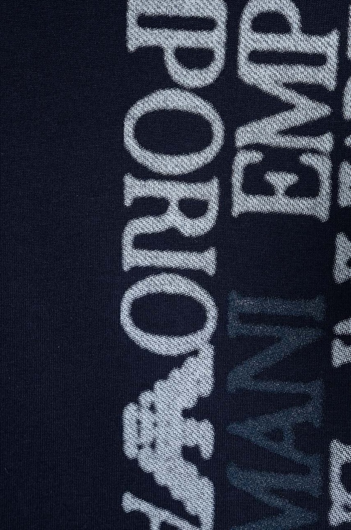 Chłopiec Emporio Armani t-shirt bawełniany dziecięcy 3D4TJ4.4J5UZ niebieski