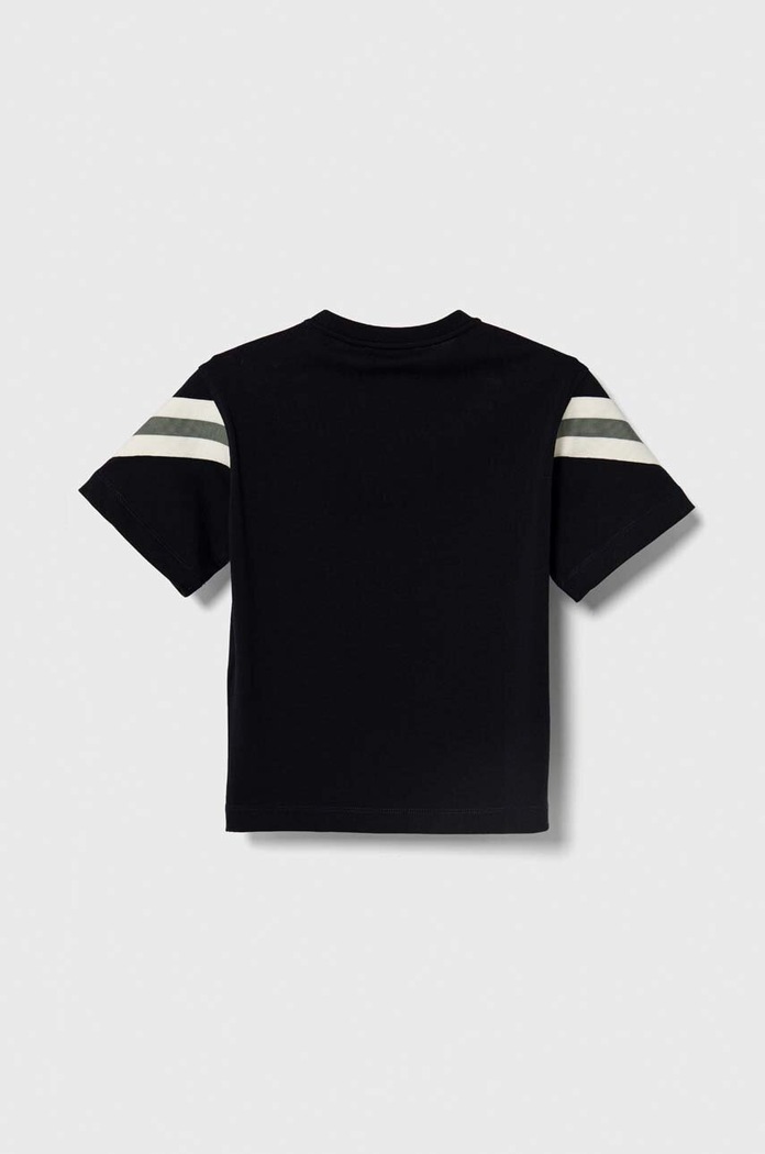 Emporio Armani t-shirt bawełniany dziecięcy 3D4TJ8.1JWZZ granatowy SS24
