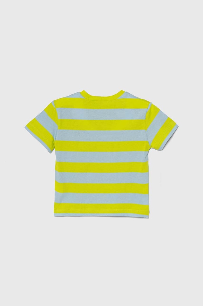 United Colors of Benetton t-shirt bawełniany dziecięcy 33R9G10EO.P.Seasonal zielony SS24