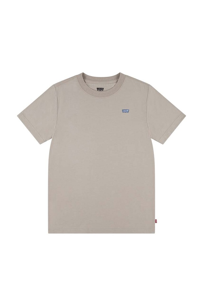 Levi's t-shirt bawełniany dziecięcy 8EA100 beżowy SS26