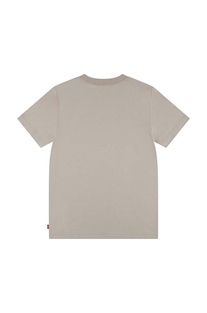 Chłopiec Levi's t-shirt bawełniany dziecięcy 8EA100 beżowy