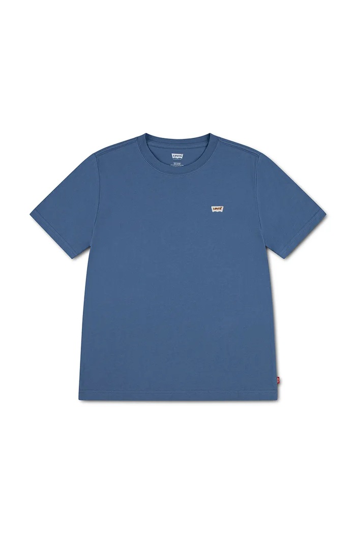 Levi's T-shirt basic dziecięcy bawełniany LVB BATWING CHEST HIT niebieski 8EA100