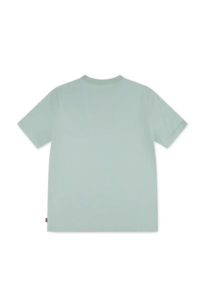 Detské bavlnené tričko Levi's LVB BATWING CHEST HIT 8EA100 zelená SS26