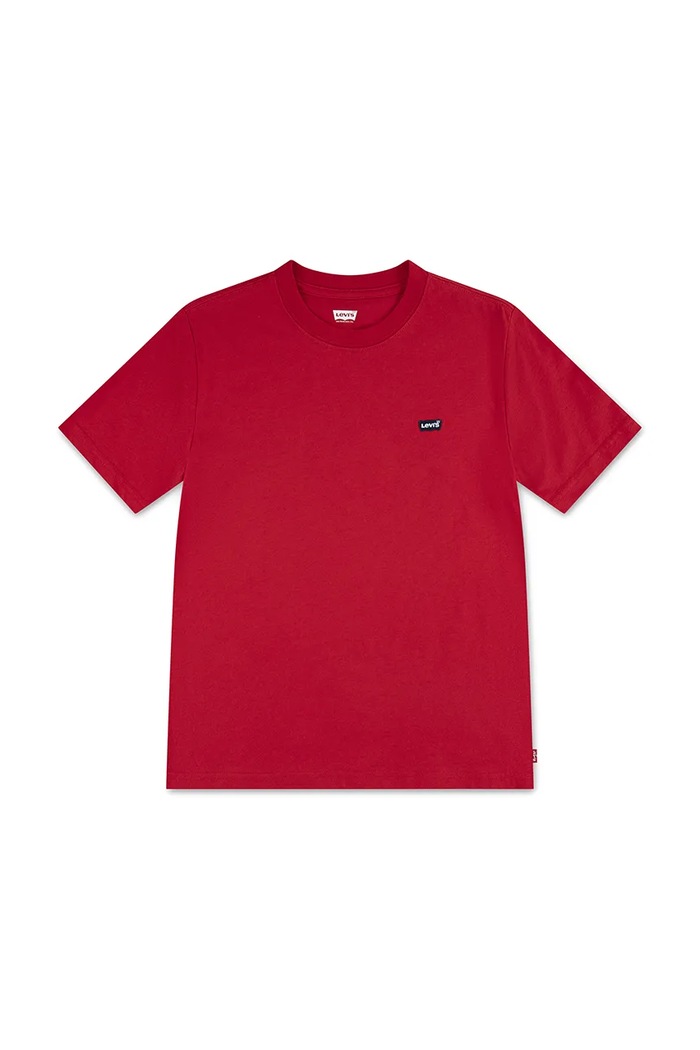 Detské bavlnené tričko Levi's LVB BATWING CHEST HIT bavlna červená 9EA100