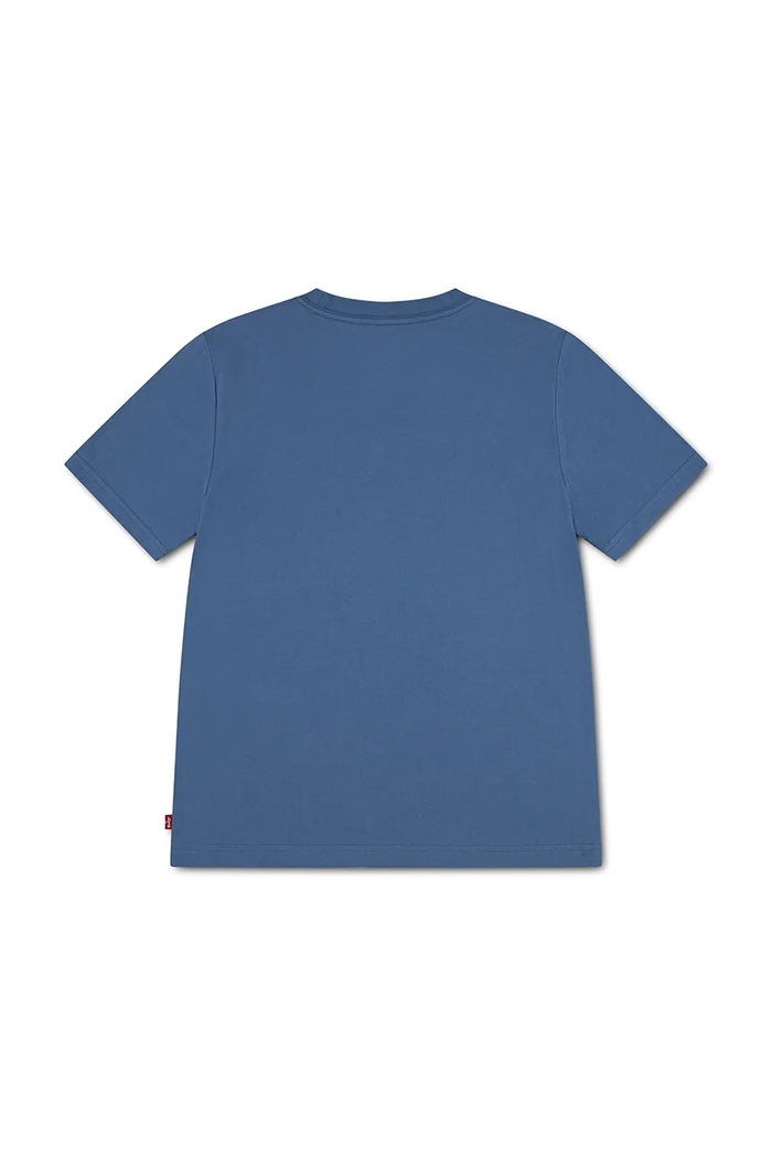 Levi's Tricou basic pentru copii din bumbac LVB BATWING CHEST HIT 9EA100 albastru SS26