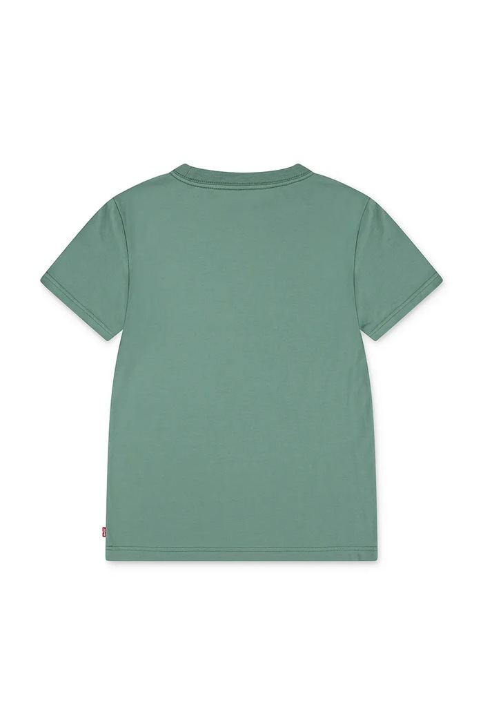 Levi's t-shirt bawełniany dziecięcy LVB BATWING CHEST HIT 9EA100 zielony SS26