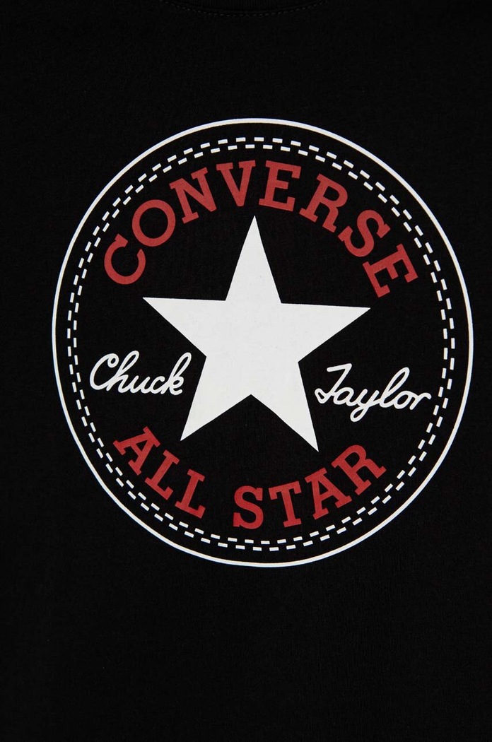 Chłopiec Converse T-shirt dziecięcy 966500 czarny