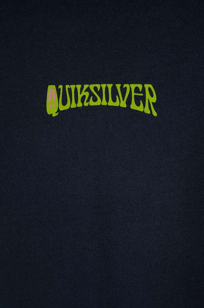 Fiú Quiksilver pamut póló ISLAND SUNRISE AQBZT04374 sötétkék