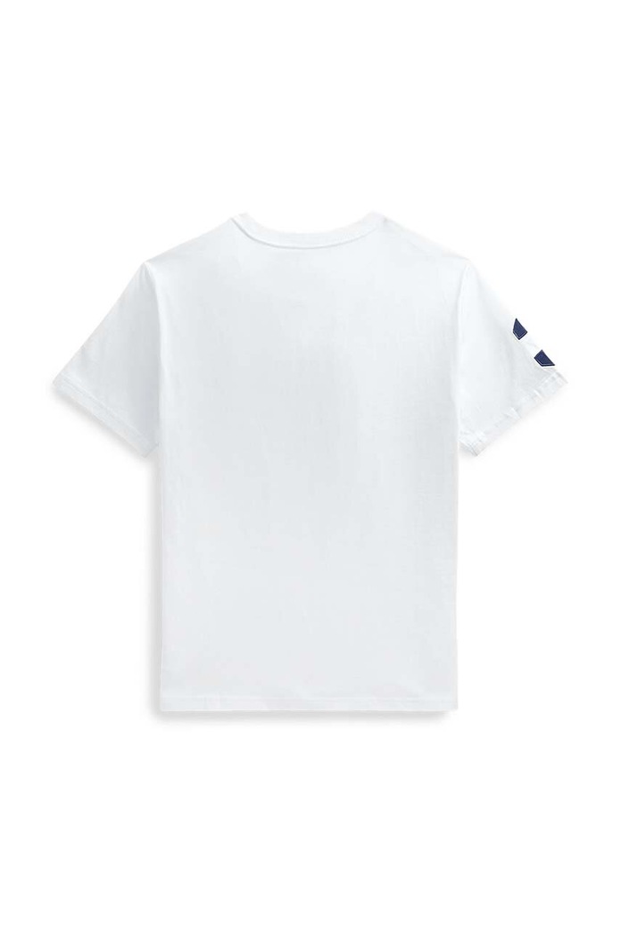 Detské bavlnené tričko Polo Ralph Lauren 323832907037 biela SS26