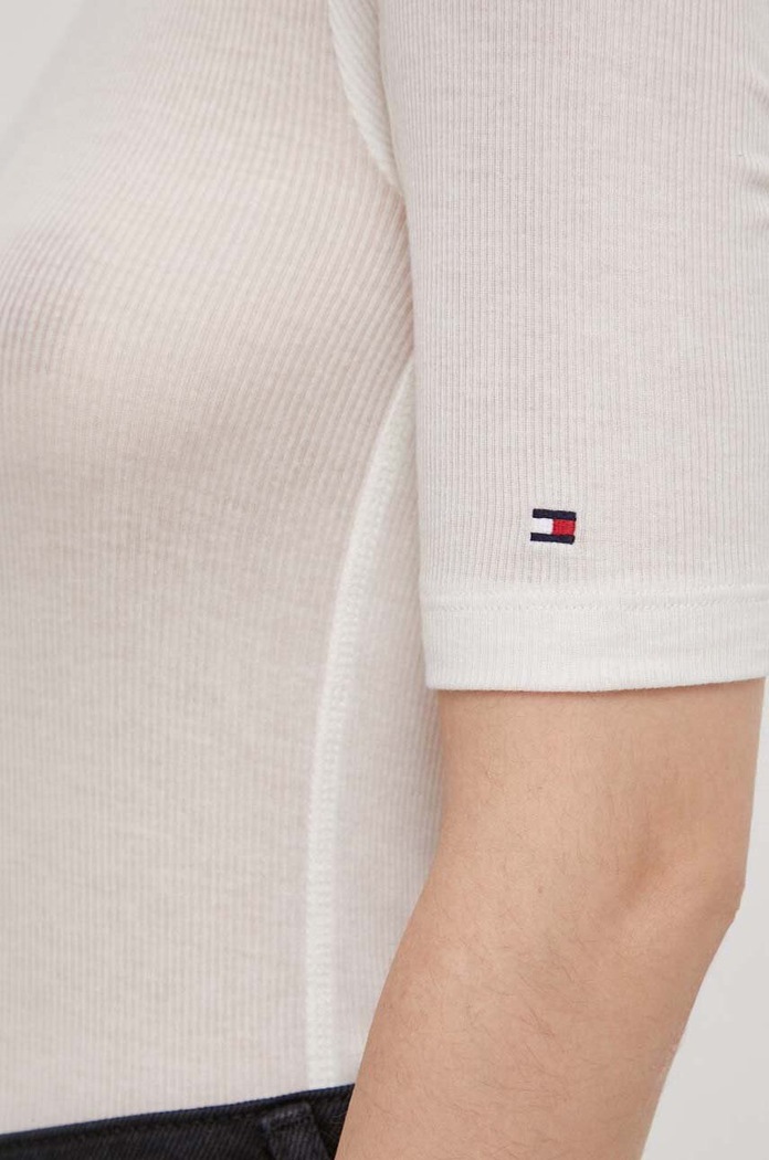 Tommy Hilfiger t-shirt WW0WW39789 beżowy