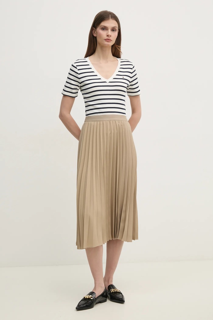 Tommy Hilfiger tricou pentru femei din bumbac WW0WW40584 alb AA00