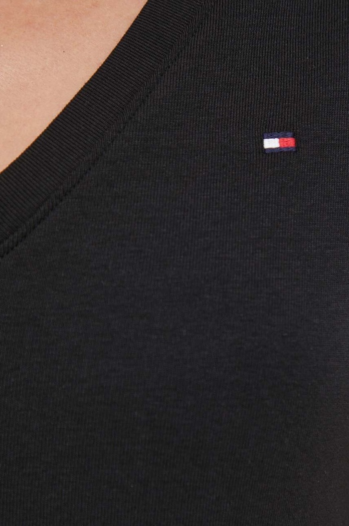 Tommy Hilfiger tričko dámské bavlněné WW0WW40584 černá