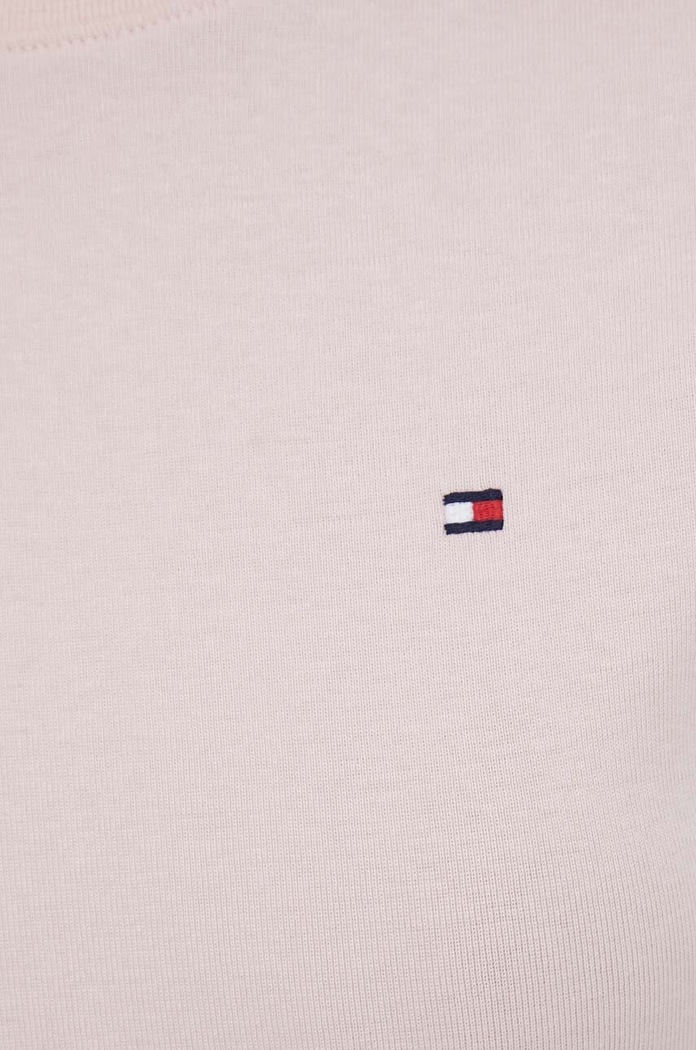 Tommy Hilfiger T-shirt damski bawełniany różowy WW0WW40587