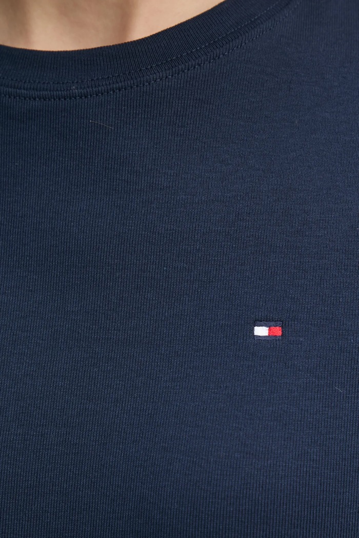 Tommy Hilfiger tričko dámske bavlnené WW0WW40587 tmavomodrá