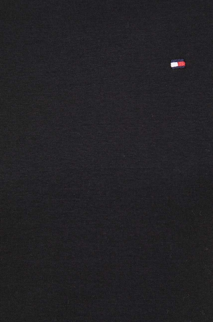 Tommy Hilfiger tričko dámske bavlnené WW0WW40587 čierna