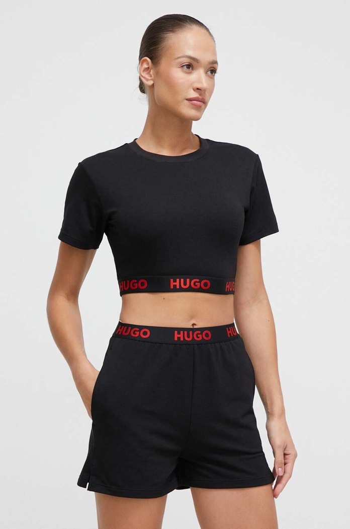 HUGO t-shirt czarny 50511494