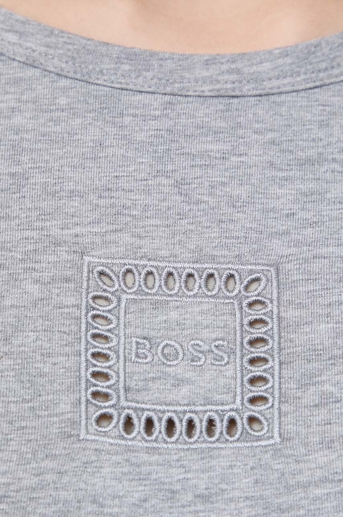 Μπλουζάκι BOSS 50508498 γκρί