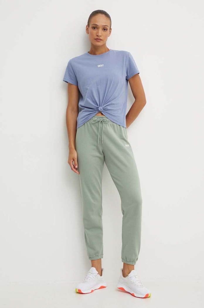 Dkny t-shirt in cotone DP3T8521 blu AW24