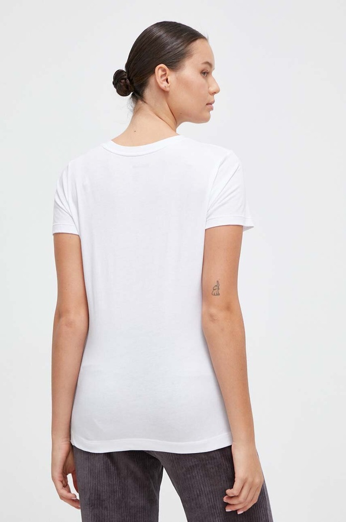 Ρούχα Μπλουζάκι DKNY E31FUDNA λευκό