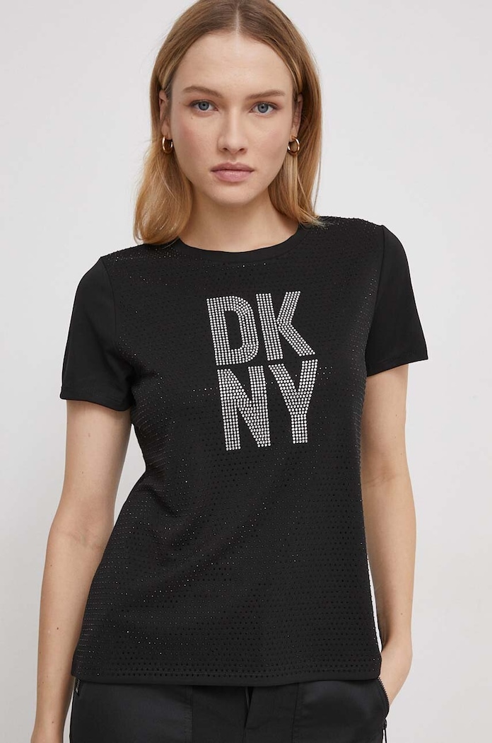 Dkny t-shirt pozostałe czarny P3JHXDNA